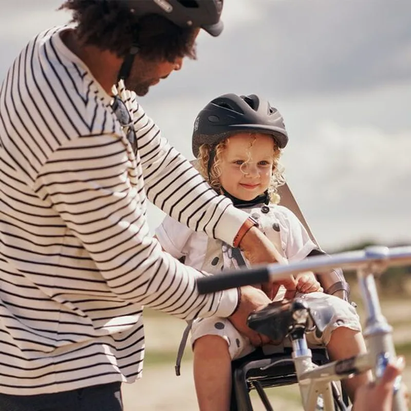 Urban Iki Rear Child Seat TA-KE Easy Fix in Fuji Blue / Bincho Black - Rack Mount-3